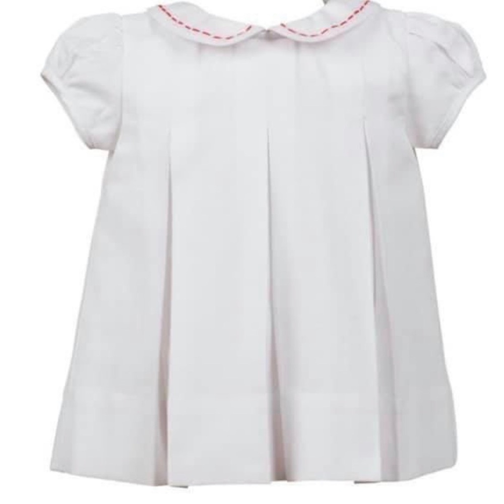 The Proper Peony Classic Pleat Dress with bloomers.
Size: 3mo. Brand new